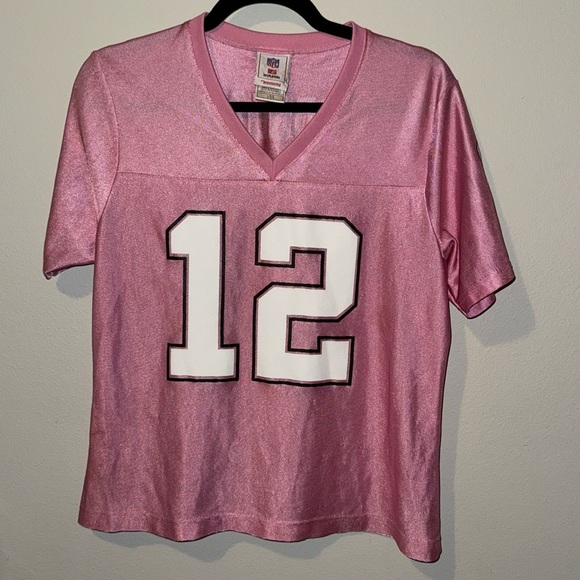 NFL Players Jersey Pink Aaron Rogers Packers Women’s Large #12 Sports Football - Picture 1 of 13